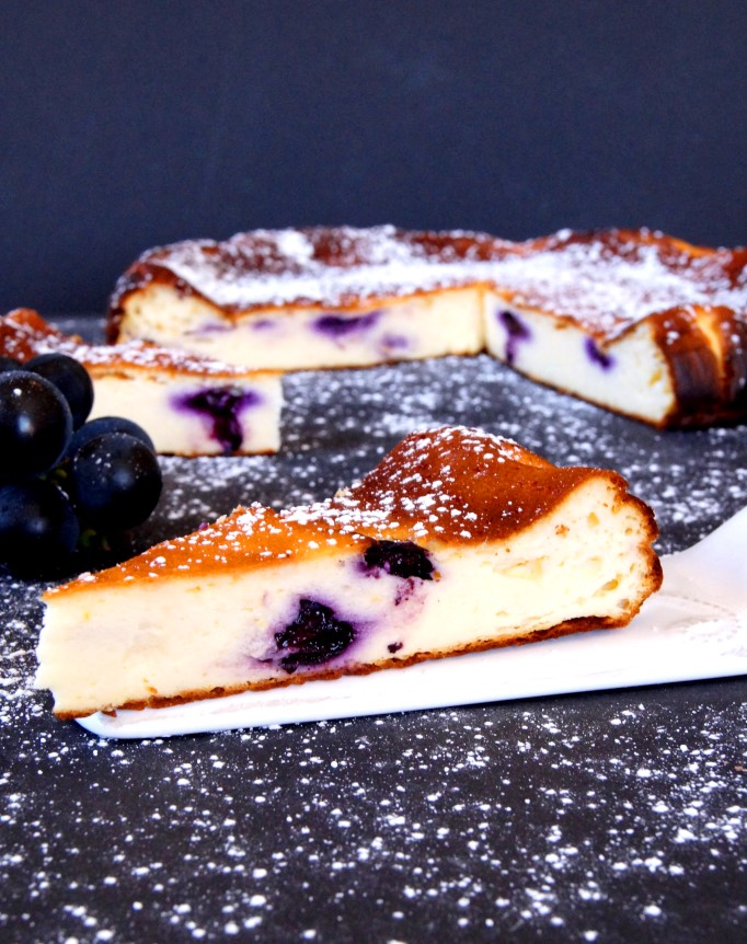 Heidelbeer-Trauben-Cheesecake – deliciouslyVEGGIE